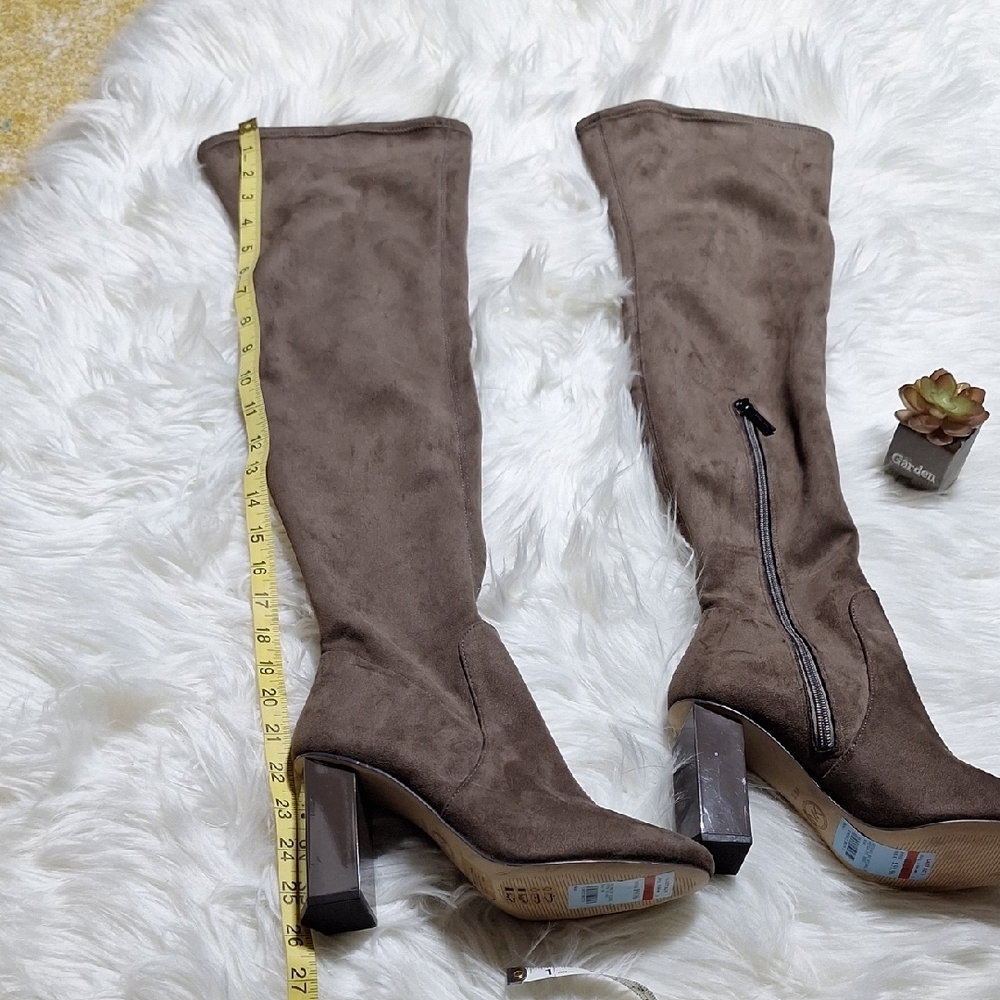 NWT Elegant Brown Michael KORS Brown Over-the-Knee Boots - Picture 9 of 9